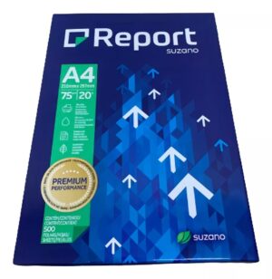 Resma Report A4 Alcalina De 500 Hojas De 75g Color Blanco